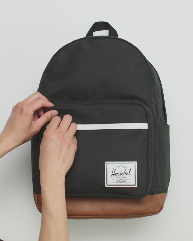 Herschel Unisex Pop Quiz Backpack-25L- Plum Perfect, Ash Rose