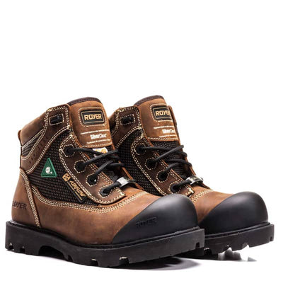Royer 8420FLX 6 Metal-Free Waterproof Safety Boots - 5 / tan