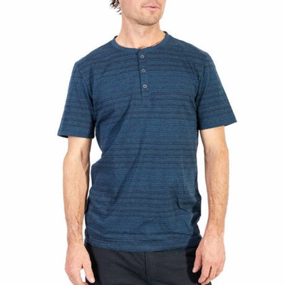 Silver Jeans Men’s Henley Stripe T-Shirt - Small /