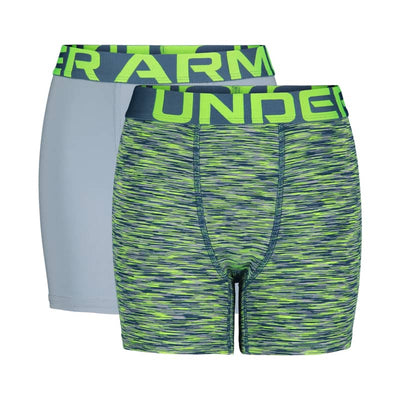 Under Armour Boys’ Boxer Pack of 2 Twist - Small / Teal-999