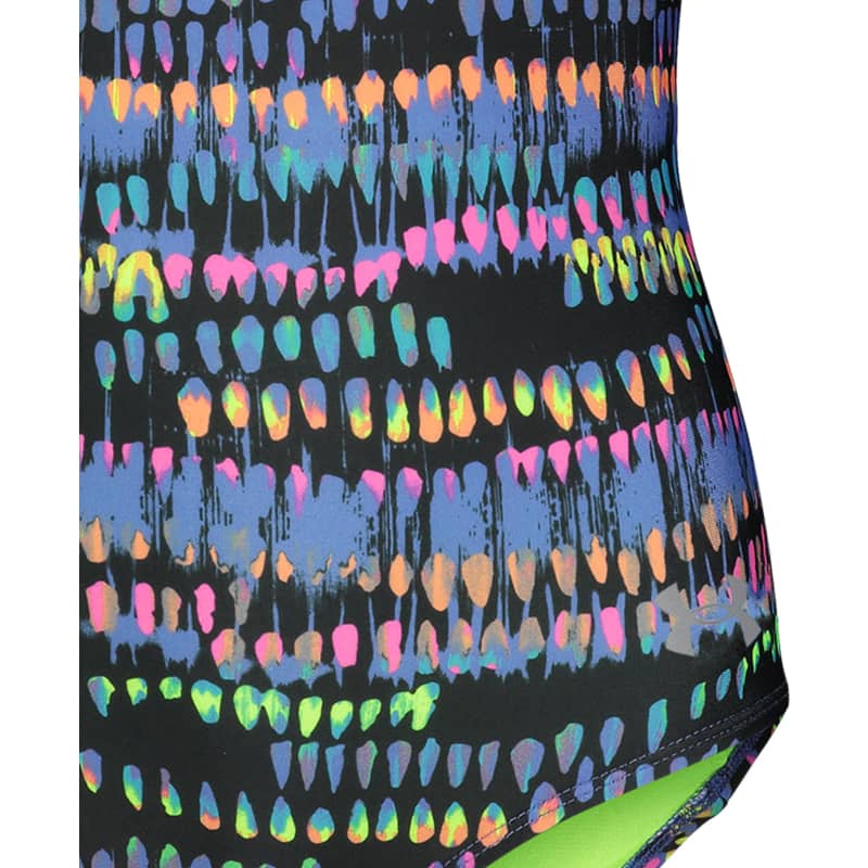 Uadrip Under Armour Girls' UA Watercolor Drip One Piece Swimsuit