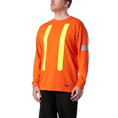 Viking 6017O Safety Cotton Long Sleeve Shirt - Small /