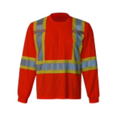 Viking Safety Coton Long Sleeve Shirt - XX Large / Orange -