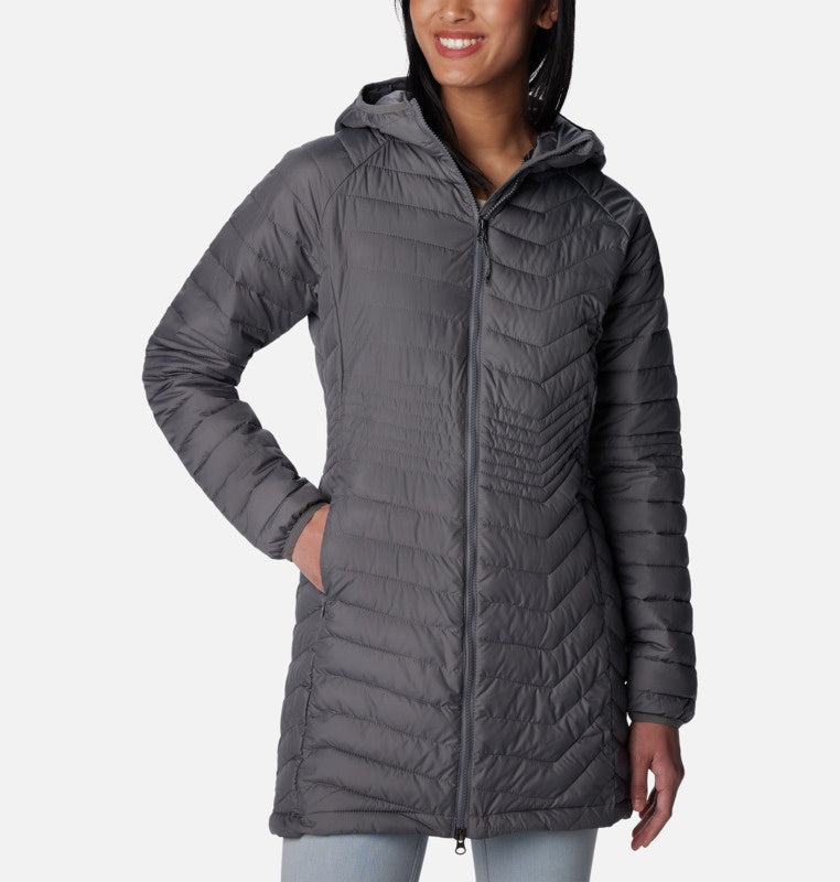 Columbia Women Powder Lite Mid Jacket City Grey Black