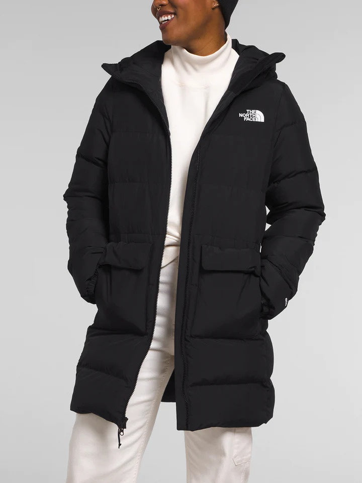 Black north face parka womens deals