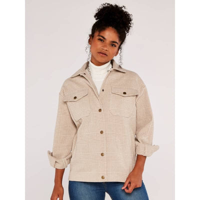 Apricot Women’s Stone Check Wool Jacket - Women