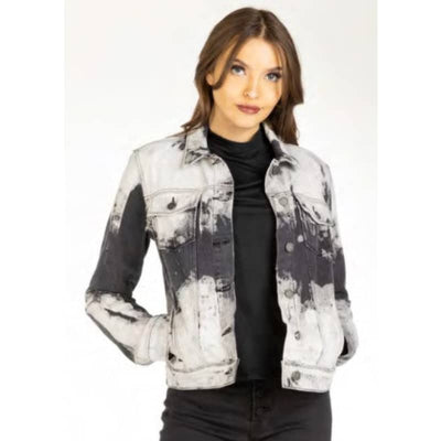 Article of Society Women’s Tie Dye Jean Jacket - Small / Tie