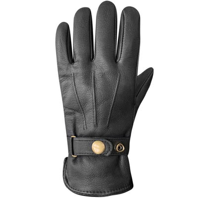 Auclair Men’s Brody Deerskin Gloves - Medium / Black - Men