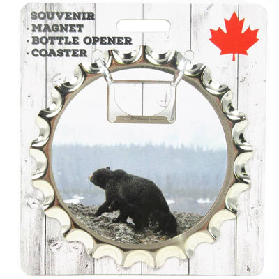 Bear 3-In-1 Magnet/Bottle Opener/Coaster - Souvenirs
