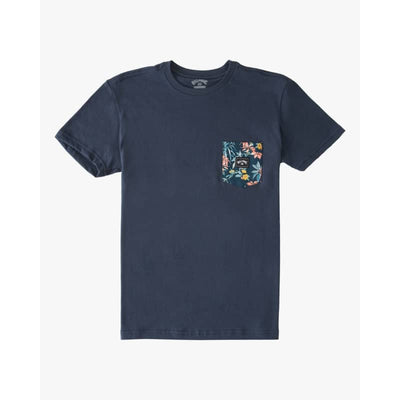 Billabong Boys’ Team Pocket T-Shirt - Small / Navy - Boys 
