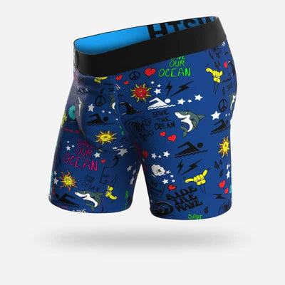 BN3TH ENTOURAGE SAVE OUR OCEAN BOXER BRIEF - Small / SAVE 