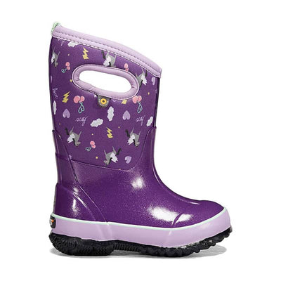 Bogs Kids Classic Pegasus Neoprene Boots - 10K / Purple 