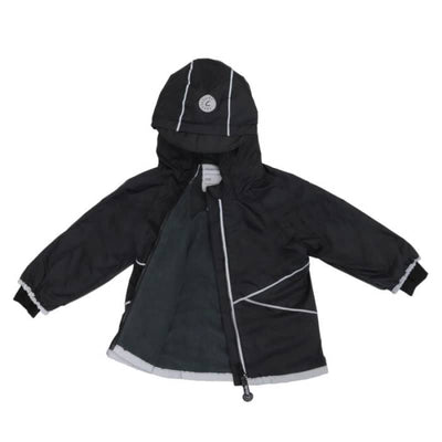 Calikids Lined Mid Season Shell in Black - 2T / Black - 