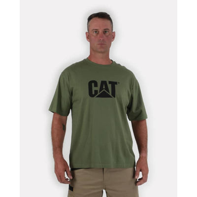 Caterpillar Men’s Trademark Logo T-Shirt - Large / Chive - 