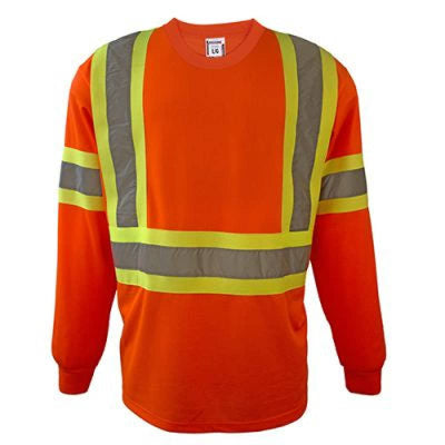 Coolworks Workwear Hi-Vis Micro-Fibre Long Sleeve T-Shirt - 