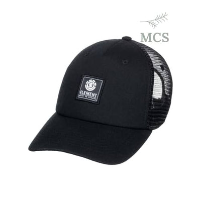 ELEMENT MEN’S ICON MESH TRUCKER HAT - One Size / ALL BLACK 