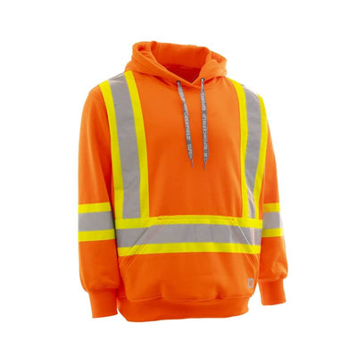 Forcefield Deluxe Pullover Safety Hoodie - Orange / Medium -