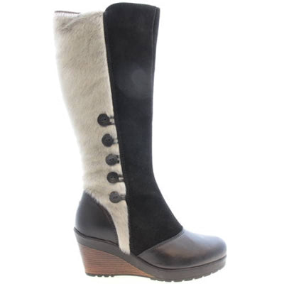 Fourrures (Furs) Grenier Sealskin Wedge Long Boots Maria - 