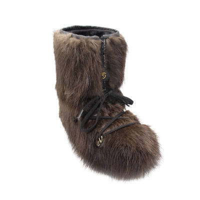 Fourrures Grenier Snow boots in Natural Beaver Fur - 