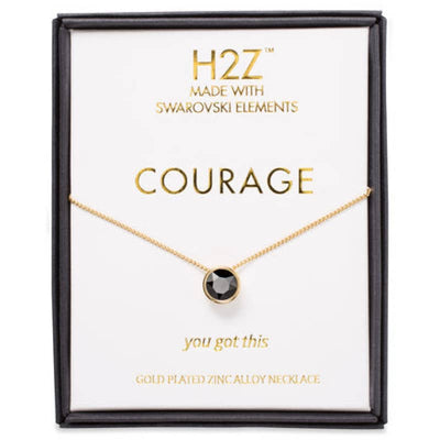 H2Z Courage Jet - 16 - 17.5 Necklace - Accessories