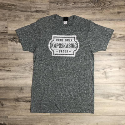 Home Town Proud Kapuskasing T Shirt - Small / Graphite Grey 