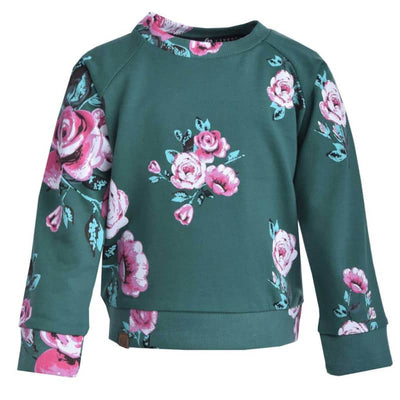 L&P Apparel Flower Cotton Sweater - Girls 7-16Y