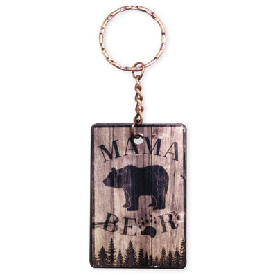 Mama Bear Tin Keychain - Souvenirs