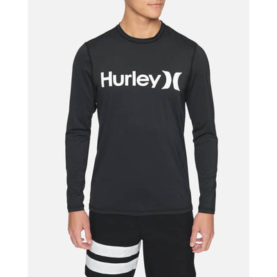 Men’s Hurley One And Only Surf Shirt Long Sleeve - Small / 