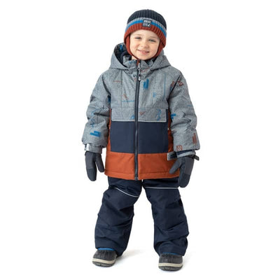 Nano Boys’ Gabriel 2PC Snowsuit - 2T / Grey Mix - Toddler 