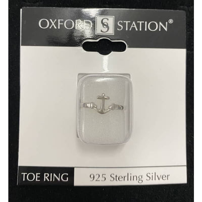Oxford Station Anchor Toe Ring - Silver - Women