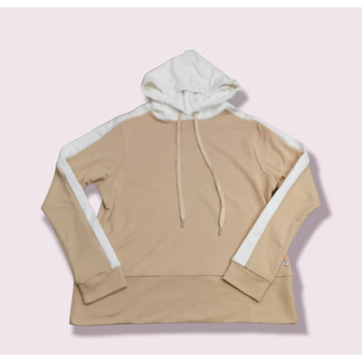 Point Zero Women’s 2 Tone Color Hoodie - Small / Camel - 