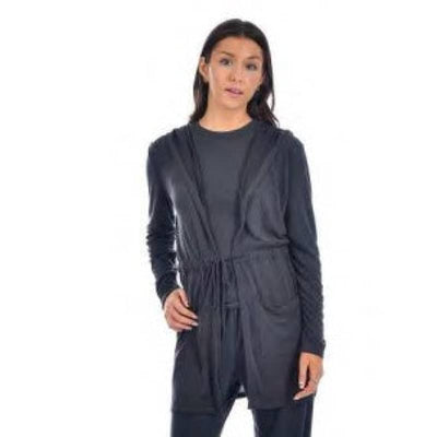 RD STyle RAG Women’s Candace Hooded Modal Cardigan with Tie 