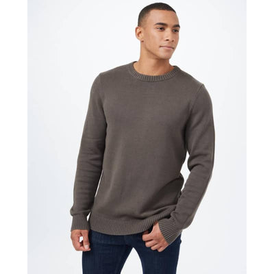 Tentree Men’s Highline Cotton Crew Sweater - Small / Black 