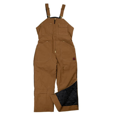 Tough Duck Insulated Bib Overall - Small / Light Brown - 