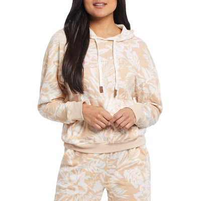 TRIBAL WOMEN’S PRINTED FRENCH TERRY HOODIE - Small / 