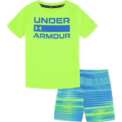 Under Armour Boys’ Pre-School UA Beam Stripe Swim Set - 