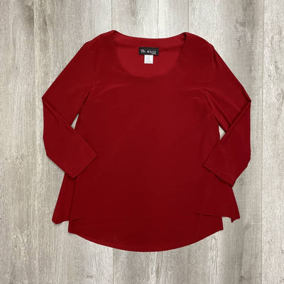 Vin Rouge Top With Round Neck - Women