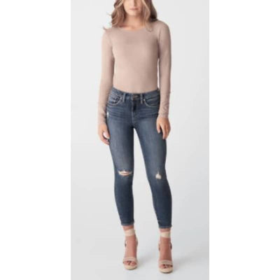 Women’s Silver Jeans Avery Curvy High Rise Skinny Crop Jeans