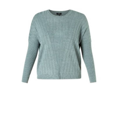 Yest Women’s Aimee Long Sleeve Knit Top - 8 / Blue 