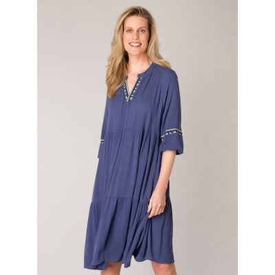 Yest Women’s llana Dress - 4 / Indigo Blue - Women