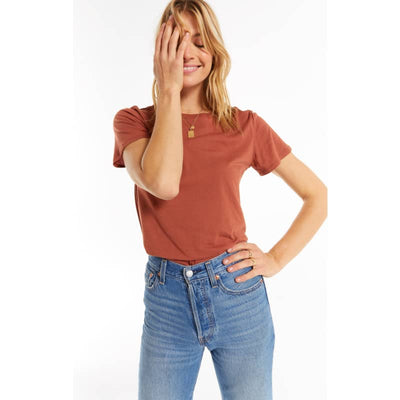 Z SUPPLY EASY MODAL TEE - X Small / Russet - Women